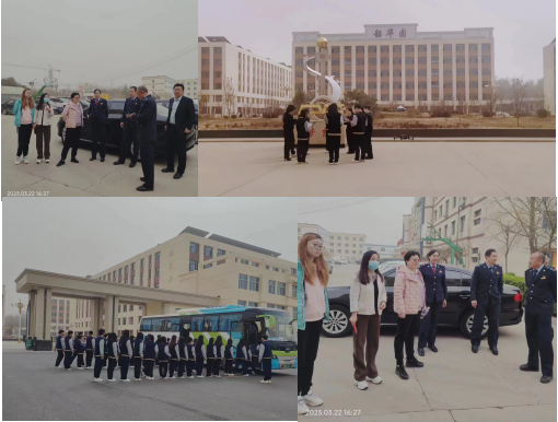 春风传税语、逐梦向未来 —经济管理学院学生参加灵寿县税务局税法宣传进企业暨大学生社会实践研讨会1